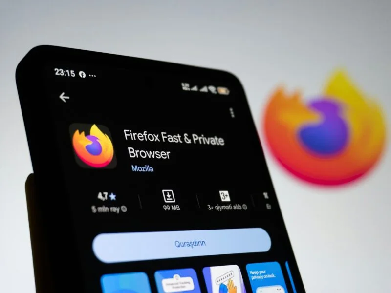 Smartphone displaying a website browser representing mobile-first design