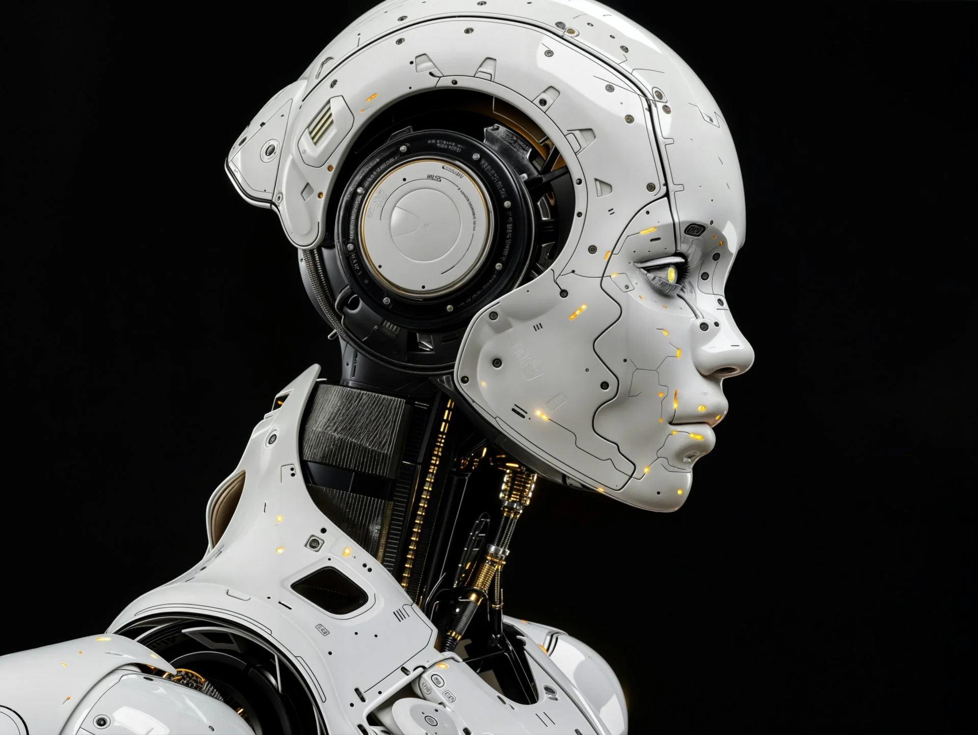 Side profile of a robot
