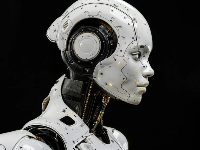 Side profile of a robot