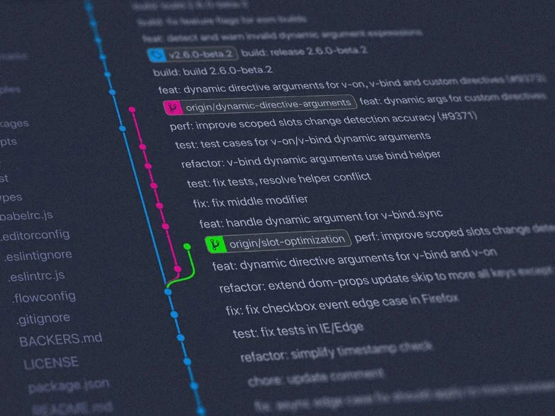 Example of schema markup on computer screen