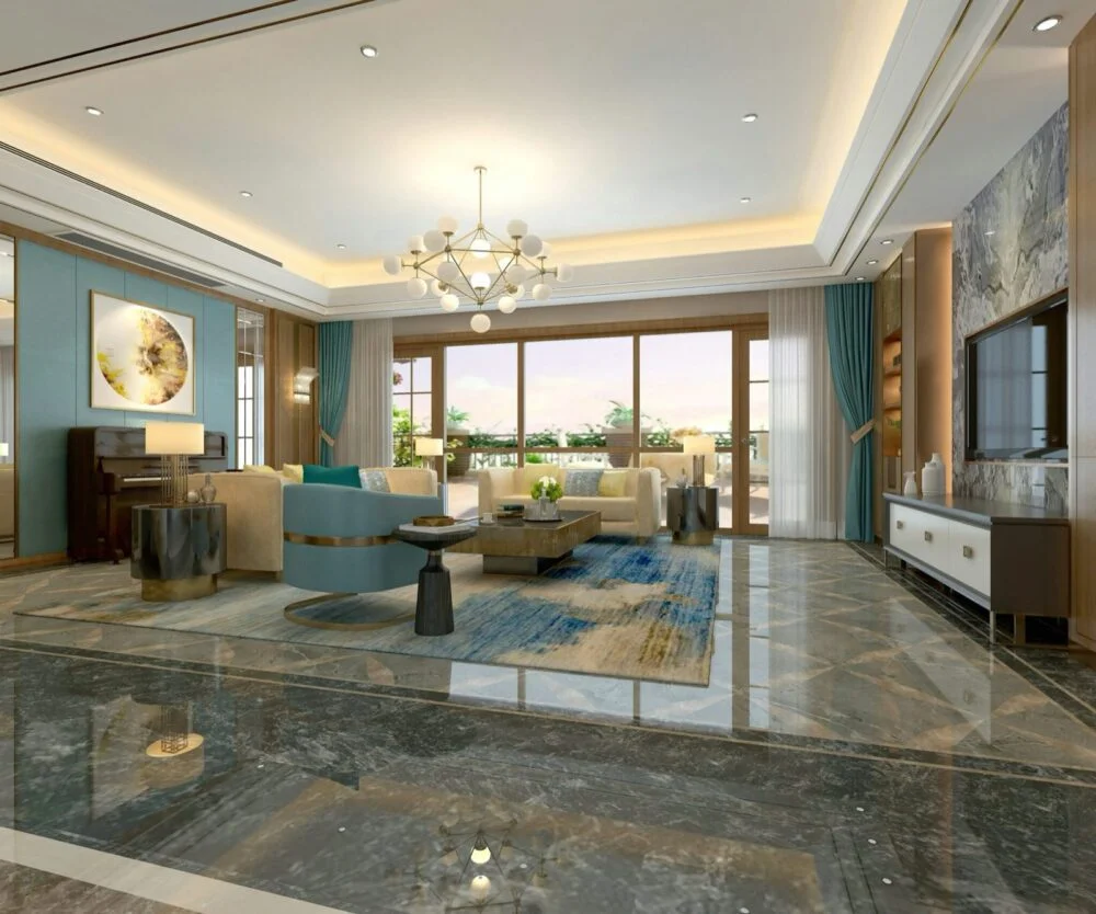 A renovated Dubai villa interior