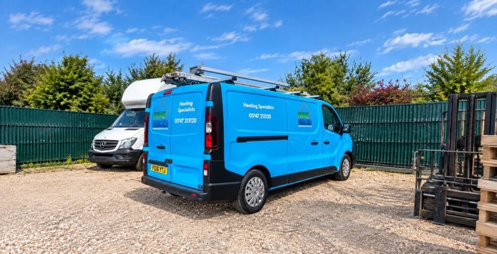 Home Heroes heating engineers' van
