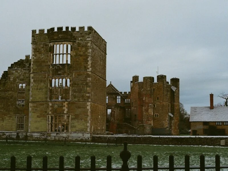Arundel Castle rising above the town and the River Arun in West Sussex, near Littlehampton